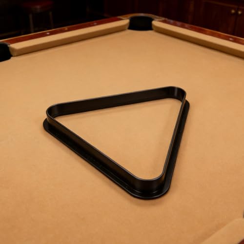 Toddmomy Mini Billiard Triangle Rack Pool Table Ball Organizer Billiard Frame for Home Parties Clubs Fits - size: 25.00X25.00X2.90CM
