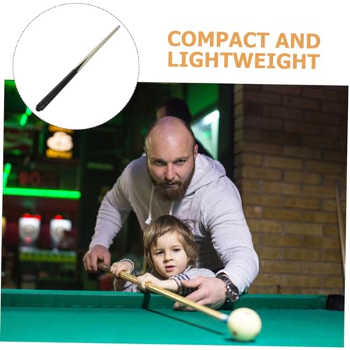 2Pcs Short Pool Cue for Lightweight Compact Billiard Cue Sticks for Beginners Smooth Design for Indoor Practice and Fun Games