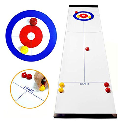 Tabletop Games Curling Game Portable Team Board Tabletop Training Family Party for Adults Indoor Travel Cushion Coverscushion Covers for Patio Furniturecushion for Living Roomcushion