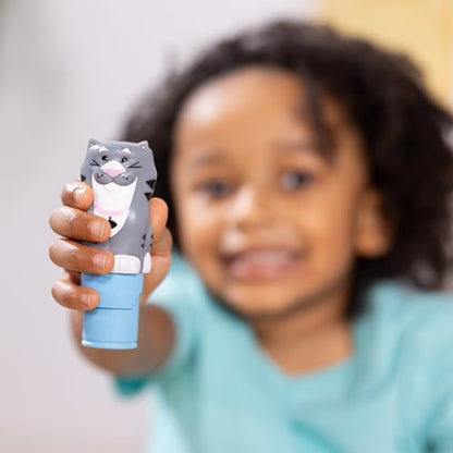 Melissa & Doug Sticker Wow!™ 24-Page Activity Pad and Sticker Stamper, 300 Stickers, Arts and Crafts Fidget Toy Collectible Character – Cat - for Kids Ages 3+ - FSC Certified - color: Cat, size: Single