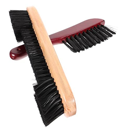 Billiards Pool Table and Rail Cleaning Set 2 Pcs Billiard Brush Kit Pool Table Cleaning Brush Supplies