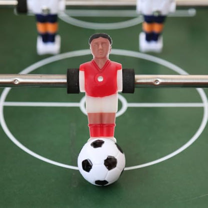 Kisangel 4Pcs Foosball Table Men Replacement Table Soccer Player Foosball Replacement Parts (2pcs Red and 2pcs Blue)
