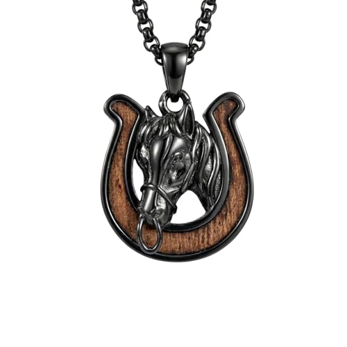 Wood Necklace Silver Fox/Phoenix/Horse Horseshoe/Dragonfly/Celtic Knot Fairy Whimsy Jewelry Whimsical Gifts for Women