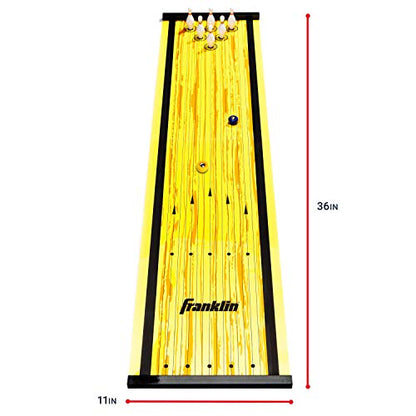 Franklin Sports Shuffleboard Table Game Mats – Tabletop Shuffleboard Mats and Pushers – Indoor Shuffleboard Games