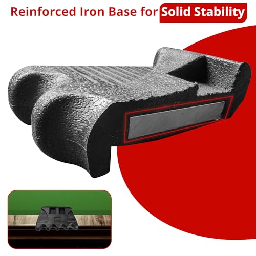 Pool Stick Holder - Heavy Duty Base Pool Cue Holder for Billiards Accessories and Equipment - Portable, Compatible, Easy to Use - Fits in Most Billiard Cases' Pockets (4 Cue Holder)