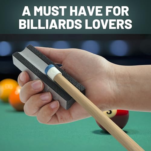 Pool Cue Tips Shaper, Multifunctional Pool Stick Rapid Repair Tool, Pool Cue Tips Replacement Kit Billiards Accessories Pool Cue Accessories for Every Enthusiast - size: 2 Pack