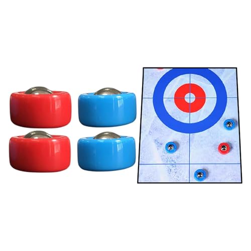 Menolana 8 Pieces Shuffleboard Pucks Shuffleboard Rollers Set for Kids Adults for Tabletop Sports Game Shuffleboard Table Pucks 19 mm