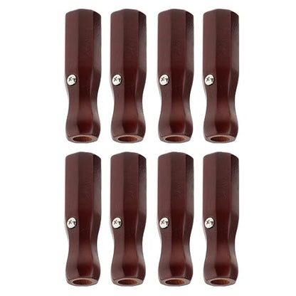 8X Soccer Table Handles 16mm Hole Replacement Handles Foosball Table Rod End Caps Wooden Handle Grips for Table Game