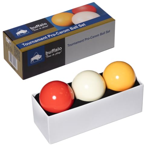 Buffalo Tournament Pro Carom Billiard Ball Set 61.5 mm