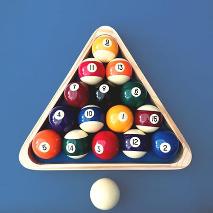 Billiard Balls Set 2-1/4 Inch Regulation Size, 16-Piece Premium Resin Pool Balls for Professional & Home Pool Table Replacement, Tournament Standard Billiard Balls(16 Resin Balls) New Grade A Crystal - style: Large characters-White circle