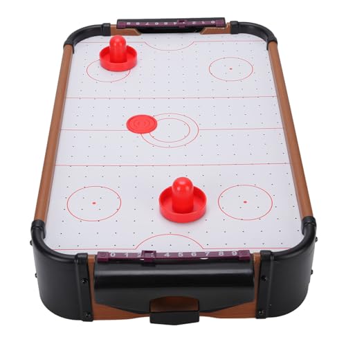 Air Hockey Table, Compact Portable Design for Stress Relief, Mini Air Hockey Game, for Family Kids Adults Indoor Outdoor Play