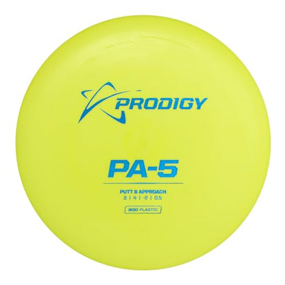 Prodigy Disc 300 PA-5 | Understable Disc Golf Putter | Great for Turnovers & Hyzer Flip Shots | 170-177g | Grippy 300 Plastic | Great Beginner Disc Golf Putter | Colors May Vary