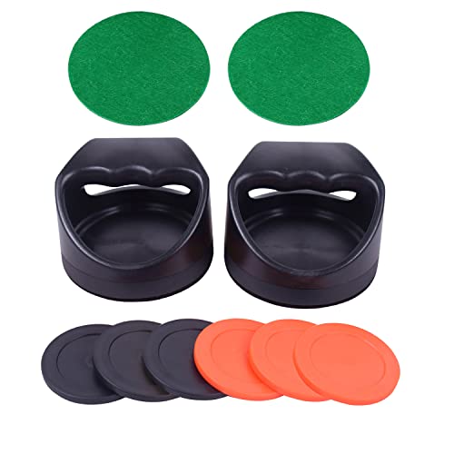Air Hockey Striker with Plastic and Logoed Aluminum Pucks, 2PCS Each - style: CM-A201B