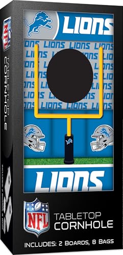 MasterPieces Officially Licensed NFL Tabletop Cornhole for Adults - style: Detroit Lions