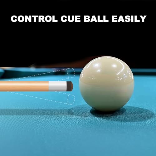 HomeSeason Pool Cues 58 inch Pool Cue Stick with 12.7mm Fiber Leather tip for Beginner, Commercial and Home Entertainment - color: 1-Pack(A)