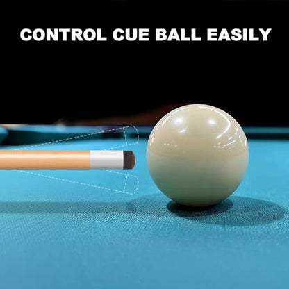 HomeSeason Pool Cues 58 inch Pool Cue Stick with 12.7mm Fiber Leather tip for Beginner, Commercial and Home Entertainment - color: 1-Pack(A)