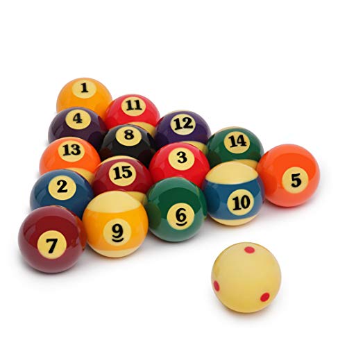 Super Aramith Pro-Cup Value Pack (Super Aramith Pro Billiard Pool Ball Set 2 1/4" with Six Red Dots Pro-Cup Cue Ball, Aramith Micro-Fibre Cloth, Aramith Ball Cleaner, Jim Rempe 2 1/4" Training Ball)