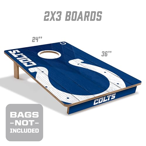 YouTheFan NFL 2’ x 3’ Wood Cornhole Game