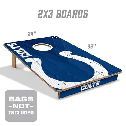 YouTheFan NFL 2’ x 3’ Wood Cornhole Game