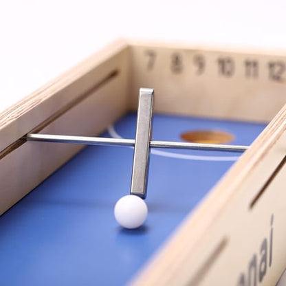 Micro Football – Fast-Paced Mini Foosball Reflex Game for 2 Players, Tabletop Skill Duel with Soccer & Hockey Style Action for Family Game Night and Competitive Play - size: Large