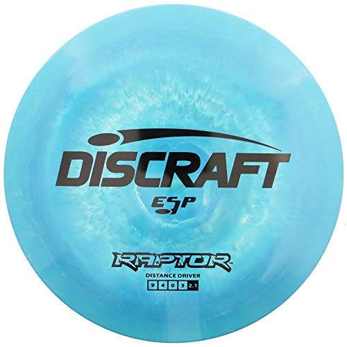Discraft ESP Raptor Distance Driver Golf Disc [Colors May Vary] - size: 170-172g