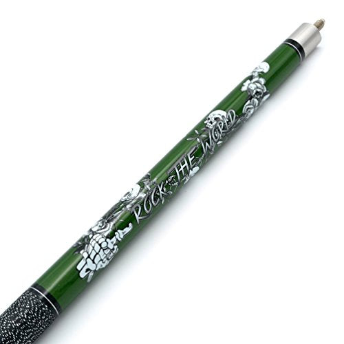 CUESOUL 58 inch 1/2 Maple Pool Cue Stick Kit-Rockin Series - color: G206, size: 21oz
