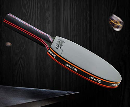 Senston Professional Table Tennis Paddles Advance Intermediate Ping Pong Paddles Set of 2, Table Tennis Racket with Carry Case… - color: Y6