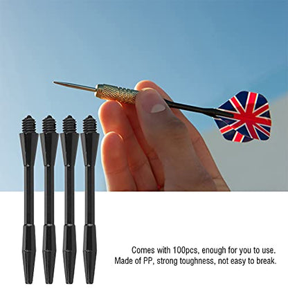 Topyond 100PCS Dart Nylon Shafts, 50mm Sturdy Dart Shafts, Plastic PP Nylon Dart Shafts, Indoor Sports Accessories, Replacement Plastic Dart Shaft