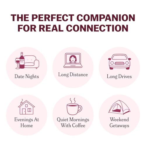 TALES 150 Conversation Starter Cards, Couples Edition, Prompts for Deeper Connection, Date Night Ideas, Anniversaries, and Quality Time Together - color: Couples Edition