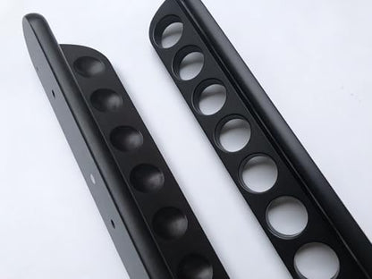8 Pool Cue Rack, Wood Billiard Cue Rack Wall Mounted, Ideal for Pool Bars & Billiard Players