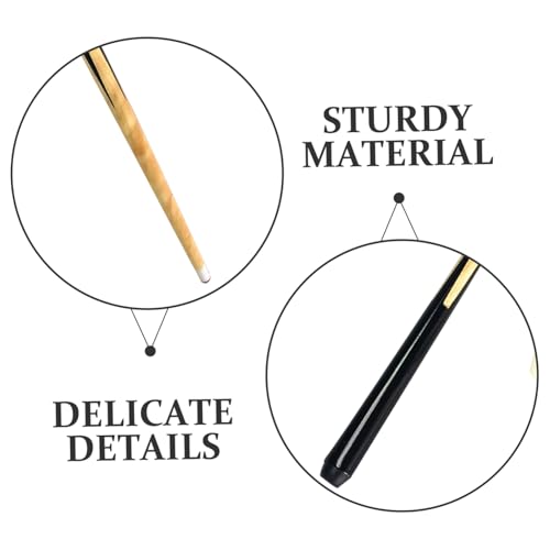 Pool Cue Stick Short Billiards Practice Cue for Beginners Smooth Body Comfortable Grip for Pool Tables Under Easy to Use and Accurate Shots