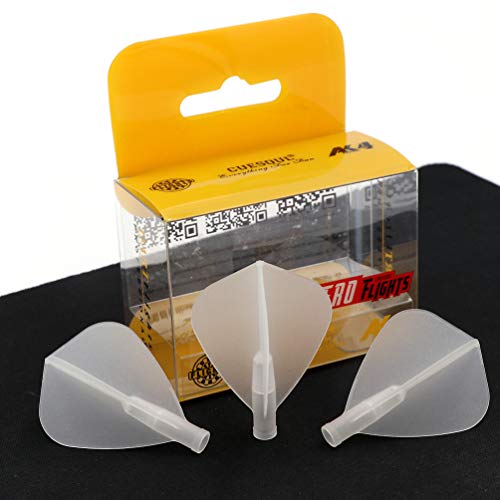 CUESOUL TERO AK4 Dart Flight Standard Shape/Shield Shape/Diamond Shape - color: Kite shape-Transparent