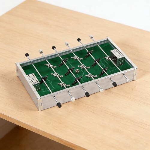 Portable Desktop Foosball Machine Small Table Soccer Game Adults Family Educational for Home Entertainment Fun Interactively Table Soccer Game