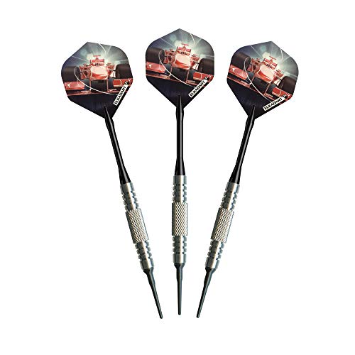 Elkadart Titanium 90% Tungsten Soft Tip Darts with Storage/Travel Case - style: Black (16 Grams)