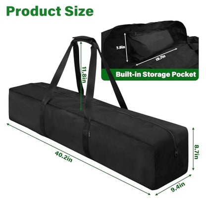 Cosmos 40'' Croquet Set Carrying Bag Croquet Mallet Storage Goalball Bat Organizer for Holding 6 Players Set, Portable Croquet Stick Tote Large Sport Travel Duffle Bag