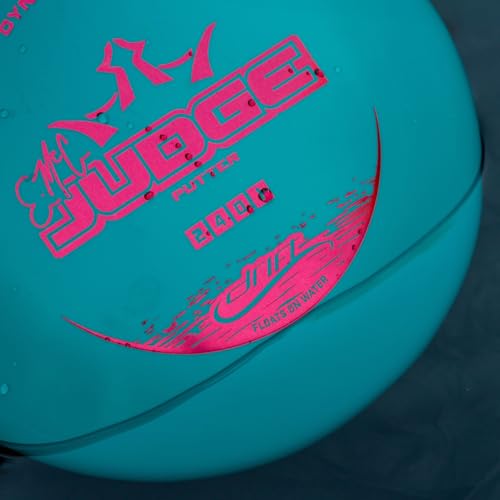 Dynamic Discs Drift EMAC Judge Disc Golf Putter | Beginner Friendly Stable Putter Disc | Lightweight & Floats in Water | Grippy Base Plastic | 120-130g (Colors May Vary) - color: Turquoise
