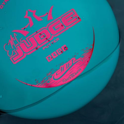 Dynamic Discs Drift EMAC Judge Disc Golf Putter | Beginner Friendly Stable Putter Disc | Lightweight & Floats in Water | Grippy Base Plastic | 120-130g (Colors May Vary) - color: Turquoise