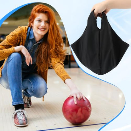 3Pcs Washable Bowling Ball Polisher Bags,Microfiber Bowling Seesaw Bag with Towel,Bowlings Polisher Bag,Carrier Ball Cleaner Holder Bag Bowlings Cleaner for Bowlers 21 * 13”