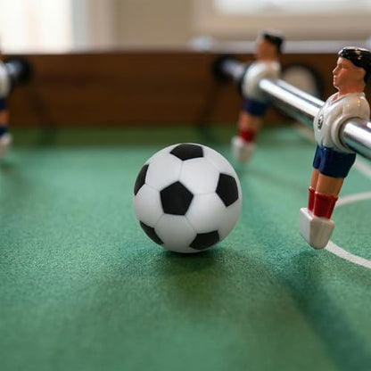 PRETYZOOM 14pcs Foosball Table Balls, 23mm/0.9inch Plastic Foosball Balls, Mini Soccer Tabletop Football Game Accessory Replacement Part