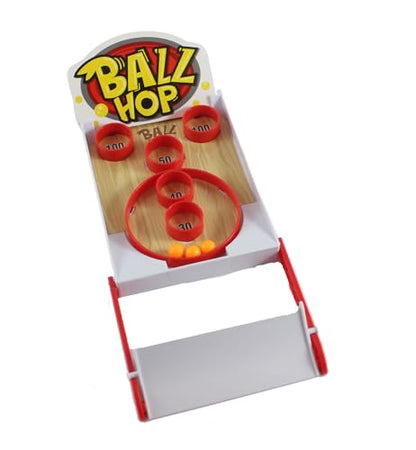 Curious Minds Busy Bags Mini Arcade Ball Toss Tabletop Sports Game - Launch Balls into Score