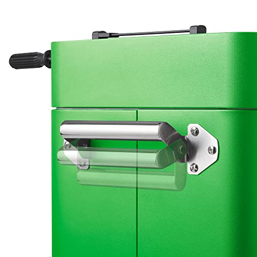 TRINITY 80 Quart Beverage Cooler and Ice Chest with Foosball Table Top and Bottle Opener, Rolling Cart with Storage Shelf, Detachable Tub Design, 96 Can Capacity, Includes Protective Cover - color: Electric Green