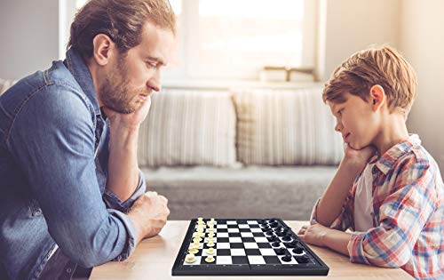 LEXiBOOK 8-in-1 Games Set, Chess, Checkers, Backgammon, Chinese Checkers, Nine Men's Morris, Snakes & Ladders, Goose, Ludo, 2-6 Players, Ages 6+ - style: JGM800