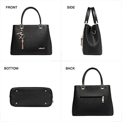 Womens Purses and Handbags Shoulder Bags Ladies Designer Top Handle Satchel Tote Bag - color: Violet
