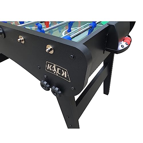 KICK Phoenix 55" Folding Foosball Table – Professional Full-Size Indoor Game Table - color: Black