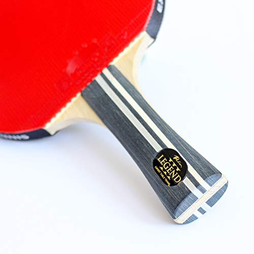 Palio Legend 3.0 Table Tennis Racket & Case | ITTF-Approved Advanced Ping Pong Paddle | Maximum Power, Speed & Spin - style: Single Bat