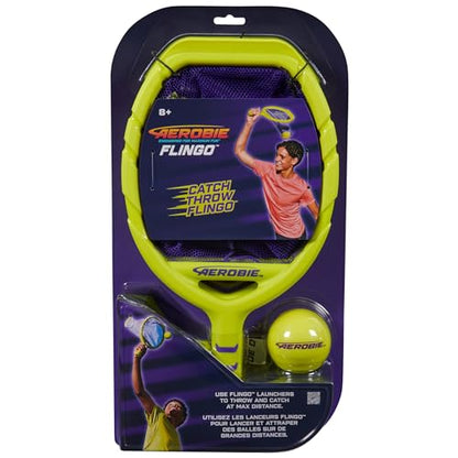 Aerobie Flingo Catch & Throw Outdoor Games for Kids & Adults, Toss and Catch Ball Set for Summer Games, Backyard, Camping and Beach, Ages 8 & Up