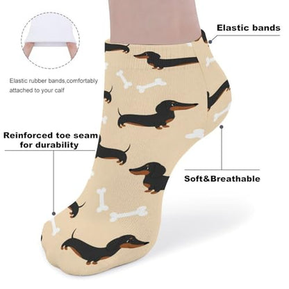 5 Pairs Women’s Low Cut Ankle Socks, Soft Athletic No Show for Running Yoga Daily Wear - color: Picture (10)