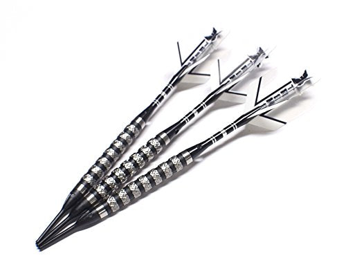 US Darts - Xtreme Style 4-18 Grams, 90% Tungsten Soft Tip Darts - Agressive Grip with Bonus Upgrade Kit
