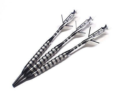 US Darts - Xtreme Style 4-18 Grams, 90% Tungsten Soft Tip Darts - Agressive Grip with Bonus Upgrade Kit