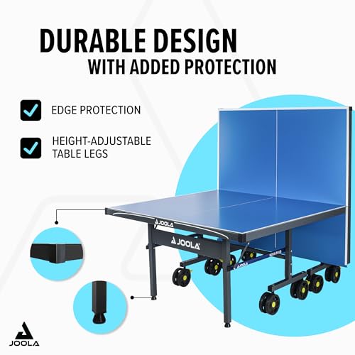 JOOLA NOVA Outdoor Ping Pong Table with Waterproof Table Tennis Net Set - Quick Assembly - All Weather Aluminum Composite Surface - Tournament Quality - Indoor & Outdoor Compatible - style: NOVA Pro Plus Outdoor